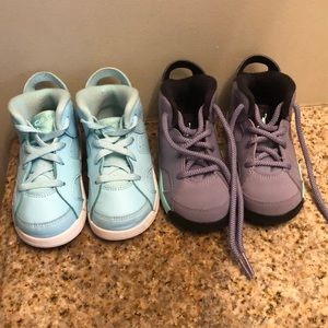 Toddler Air Jordan Shoes (2 pair lot)